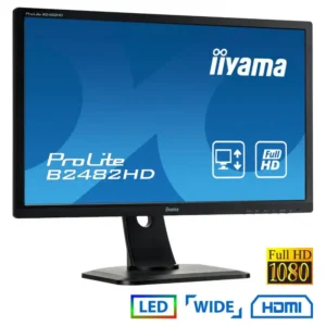 Monitor B2482HD LED/Iiyama/24”FHD/1920x1080/Wide/Black